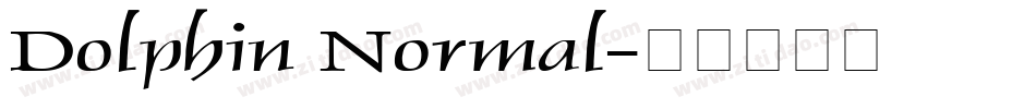 Dolphin Normal字体转换
